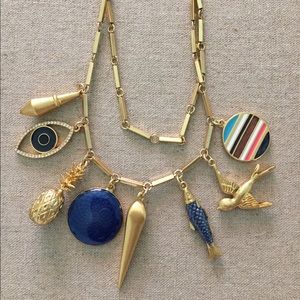 Stella and Dot Jett Charm Necklace - NWT